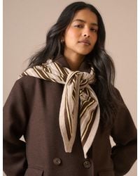 Nobody's Child - And Striped Wool-Blend Large Triangle Scarf - Lyst