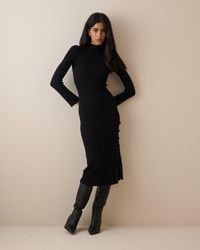 Nobody's Child - Ribbed Knitted Midi Dress - Lyst