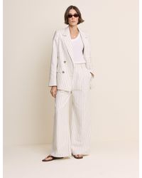 Nobody's Child - Pinstripe Double Breasted Blazer - Lyst