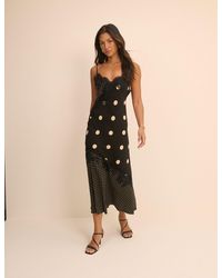 Nobody's Child - Petite Polka Dot Natasha Maxi Dress - Lyst