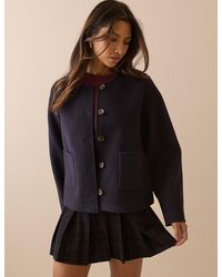 Nobody's Child - Wool-Blend Neck Tie Jacket - Lyst