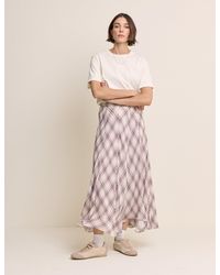 Nobody's Child - Check Midi Skirt - Lyst