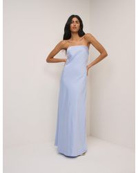 Nobody's Child - Soft Satin Bandeau Arden Maxi Dress - Lyst
