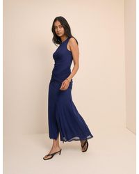 Nobody's Child - Ruched Mesh Tammy Midi Dress - Lyst