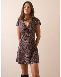 Nobody's Child - Leopard Print Rosa Mini Dress - Lyst
