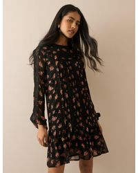 Nobody's Child - Floral High Neck Denise Mini Dress - Lyst