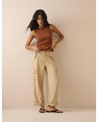 Nobody's Child - Straight Leg Cargo Trousers - Lyst