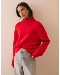 Nobody's Child - Relaxed Fit Funnel Neck Jumper - Lyst