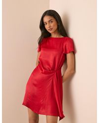 Nobody's Child - Gathered Satin Krina Mini Dress - Lyst