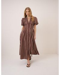 Nobody's Child - And Striped Starlight Midi Dress - Lyst