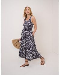 Nobody's Child - Floral Shirred Kinsley Midi Dress - Lyst