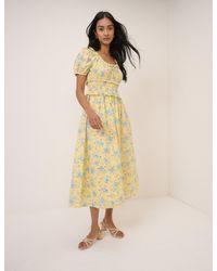Nobody's Child - Butter Floral Ariel Midi Dress - Lyst