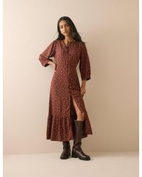 Nobody's Child - And Ditsy Floral Half Sleeve Amara Midi Dress - Lyst