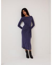 Nobody's Child - Jersey Long Sleeve Harper Midi Dress - Lyst