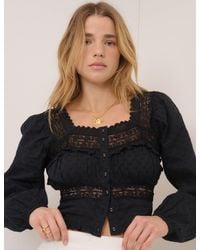 Nobody's Child - Long Sleeve Lace Top - Lyst