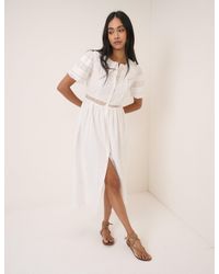 Nobody's Child - Collared Orla Midi Dress - Lyst