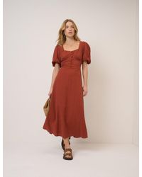 Nobody's Child - Burnt Melody Midi Dress - Lyst