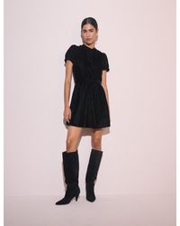 Nobody's Child - High Neck Velvet Ivanna Mini Dress - Lyst