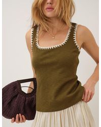 Nobody's Child - Crochet Trim Vest - Lyst