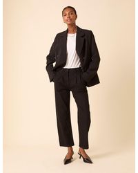 Nobody's Child - High Rise Pleated Straight Leg Jeans - Lyst