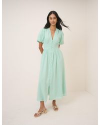 Nobody's Child - Mint Short Sleeve Starlight Midi Dress - Lyst