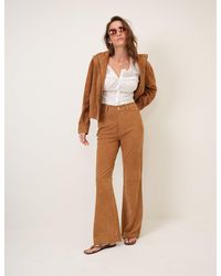 Nobody's Child - Suede Flare Trousers - Lyst
