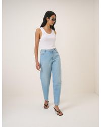 Nobody's Child - Light Putney Barrel Leg Jeans - Lyst