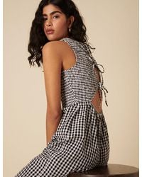 Nobody's Child - Gingham Shirred Jumpsuit - Lyst