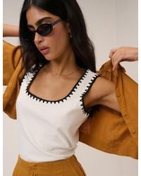 Nobody's Child - Crochet Trim Vest - Lyst