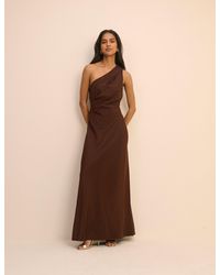 Nobody's Child - Satin One-Shoulder Sloane Maxi Dress - Lyst