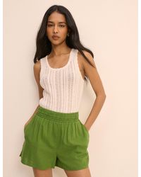 Nobody's Child - Linen-Rich Elasticated Shorts - Lyst