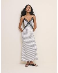 Nobody's Child - And Striped Slip Emerson Midi Dress - Lyst