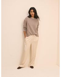 Nobody's Child - Satin Wide Leg Lyra Trousers - Lyst