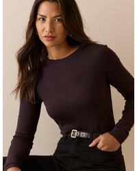 Nobody's Child - Double Layer Trim Modal-Rich Top - Lyst