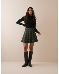 Nobody's Child - Tartan Pleated Mini Skirt - Lyst