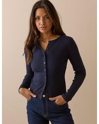Nobody's Child - Pointelle Cardigan - Lyst