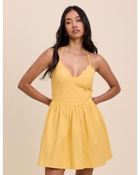 Nobody's Child - Scallop Trim Jenna Mini Dress - Lyst