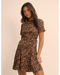 Nobody's Child - Leopard Print Gaia Mini Dress - Lyst