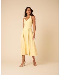 Nobody's Child - Butter Amie Halterneck Midi Dress - Lyst