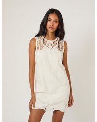 Nobody's Child - Floral Embroidered Sonia Mini Dress - Lyst
