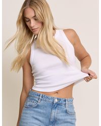 Nobody's Child - Racer Cropped Racer Vest - Lyst