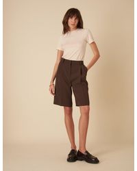 Nobody's Child - Double Pleated Bermuda Shorts - Lyst