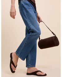 Nobody's Child - Suede Flip Flops - Lyst
