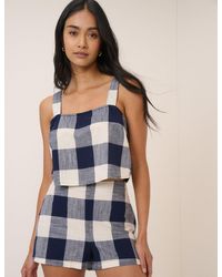 Nobody's Child - Gingham Mini Shorts - Lyst