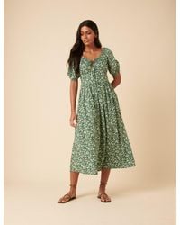 Nobody's Child - Ditsy Floral Genevieve Midi Dress - Lyst