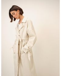 Nobody's Child - Double-Breasted Lightweight Trench Coat - Lyst