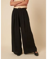Nobody's Child - Linen-Blend Jerrow Wide Leg Trousers - Lyst