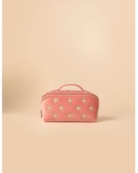 Nobody's Child - Elizabeth Scarlett Starfish Embroidered Open Flat Make Up Bag - Lyst