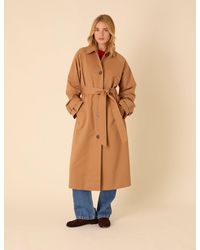 Nobody's Child - Camel Detachable Cape Trench Coat - Lyst