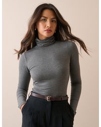 Nobody's Child - Roll Neck Jersey Top - Lyst